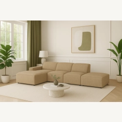 Olio Classico Komfortowy narożnik wypoczynkowy Tkanina Raven 34